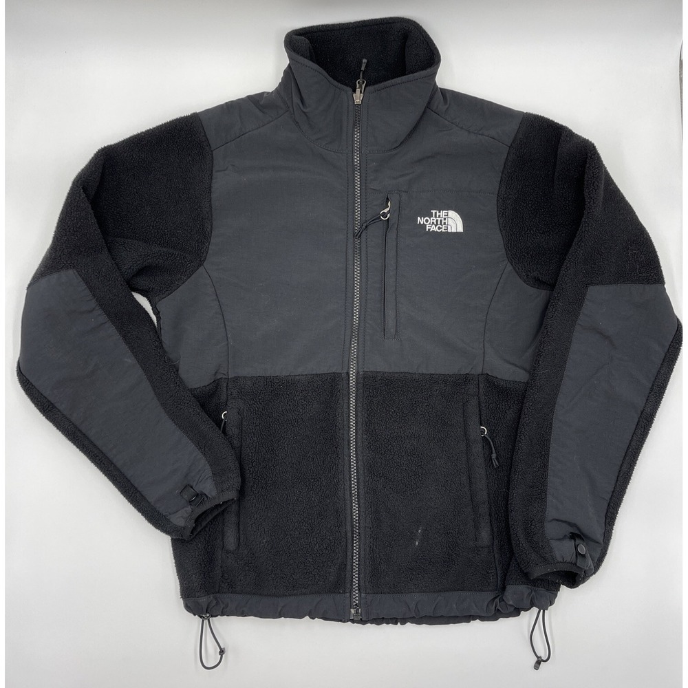 The‎ North Face Denali Fleece Jacket Woman's Size S/P Black Full Zip Up #C79